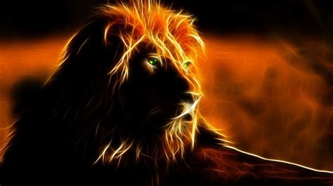 Danger Blue Fire Lion Wallpaper - kashmittourpackage