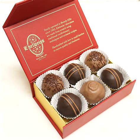 Dark Chocolate Liqueur Truffle Gift Box | Edelweiss Chocolates