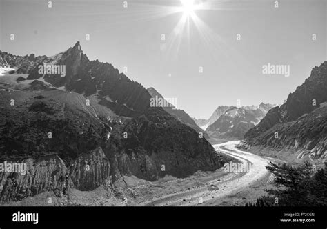 Vallee blanche Stock Photo - Alamy