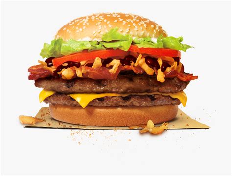 Image - Burger King Double Bacon Cheeseburger, HD Png Download ...