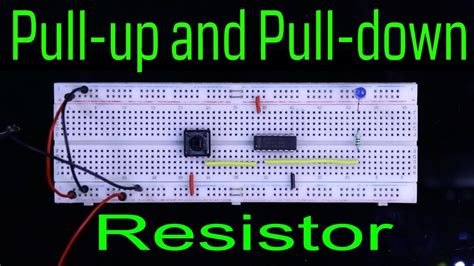 Pull up and pull down resistor - YouTube