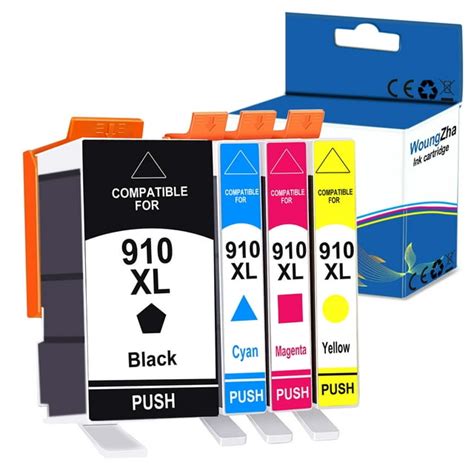 910XL Ink for HP 910 910XL Ink Cartridges Combo Pack Work for OfficeJet ...