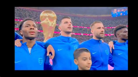 England National Anthem (vs USA) - FIFA World Cup Qatar 2022 - YouTube