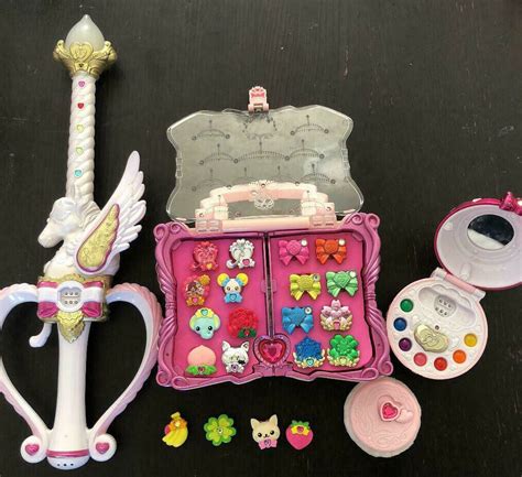 Glitter force Smile Precure Girls Toy Set Pact Princess Candle Wand Chest Charm | eBay