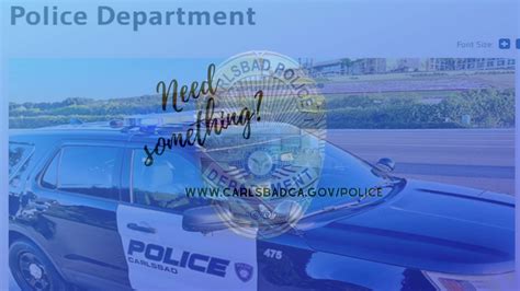 City of Carlsbad Police Department - Check out - www.carlsbadca.gov/police