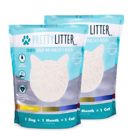 Two Bags of Pretty Litter™ Health Monitoring Cat Litter | Pretty litter, Cat litter, Litter