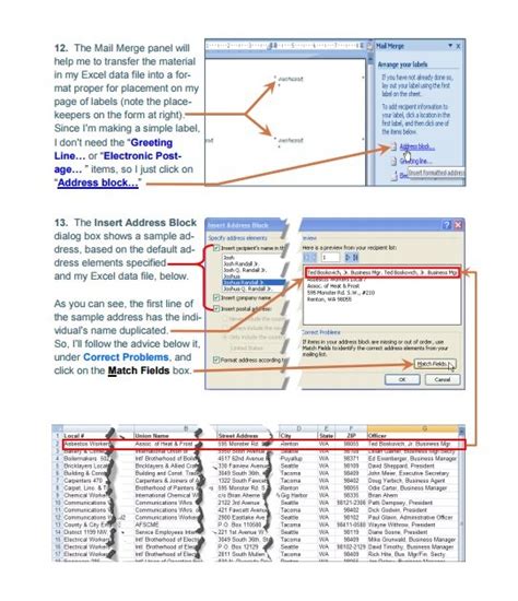 Mail merge using an Excel Template ~ Excel Tmp