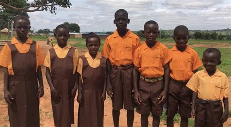 School Uniforms Donated To A Remote School In North East Region, Ghana | The Global Heroes