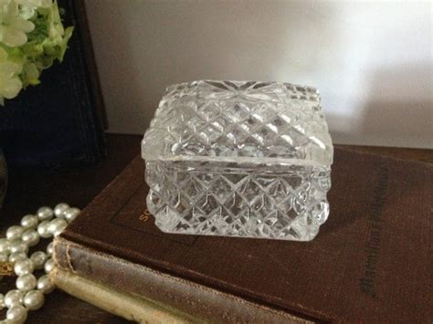 CRYSTAL TREASURE CHEST Small clear cut by AnnmarieFamilyTree