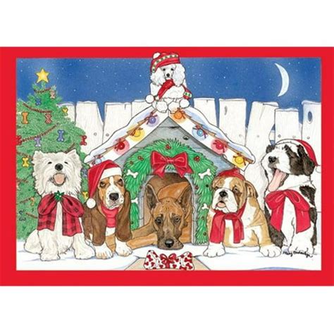 Pipsqueak Productions C991 Mix Dog Holiday Boxed Cards - Walmart.com ...