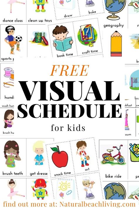 Kindergarten Daily Schedule Clipart