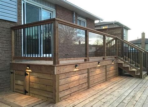 35+ Easy & Inexpensive Deck Skirting Ideas and Designs (2023) | Deck skirting, Deck designs ...