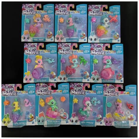 My Little Pony The Movie Baby Seapony Figure Set Bundle (Set of 10), Hobbies & Toys, Toys ...