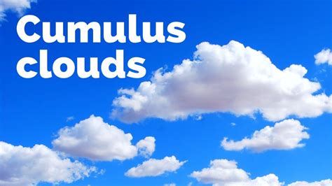 Cumulus Clouds For Kids