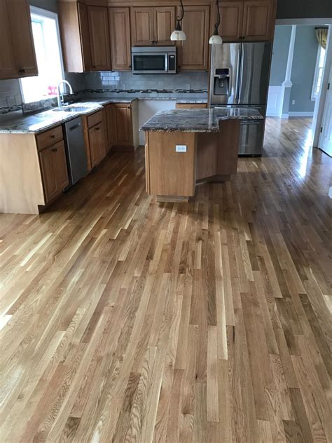 Natural White Oak Floors with Oil Based Finish | Central Mass Hardwood Inc.