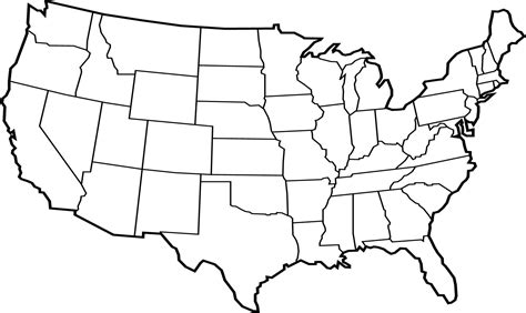 Us Map Vector at GetDrawings | Free download