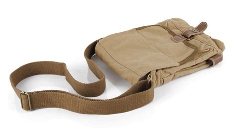 Mens canvas shoulder bag, canvas satchel men - YEPBAG