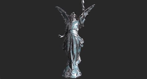 Angel light statue 3D model - TurboSquid 1508363