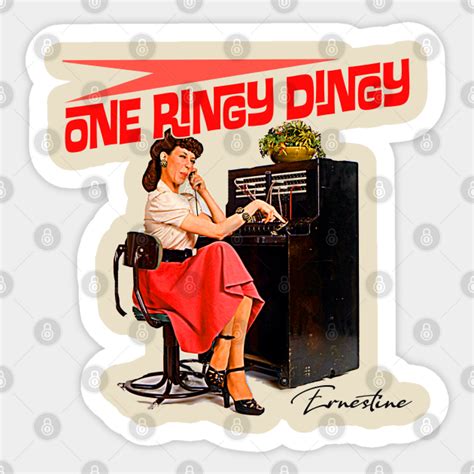 Lily Tomlin as Ernestine the telephone operator - Laugh In - Lily Tomlin - Sticker | TeePublic