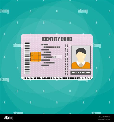 Id card. identity card, national id card, id card with electronic chip ...