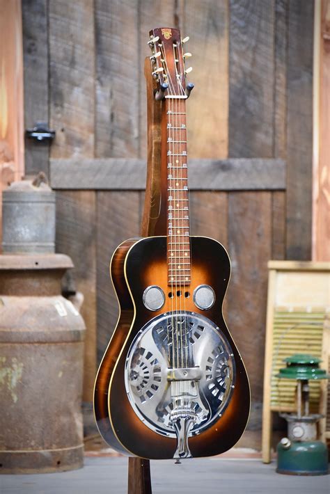 Pre-Owned 1970's Dobro Resonator Guitar With Case - Banjo Ben's General Store