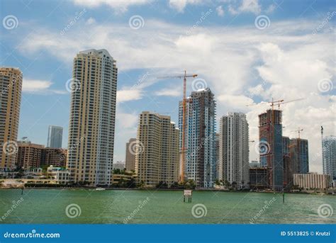 Miami Skyscrapers stock image. Image of bayside, office - 5513825