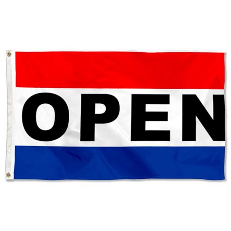 Open Flag Banner