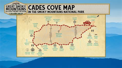 Cades Cove Trails Map