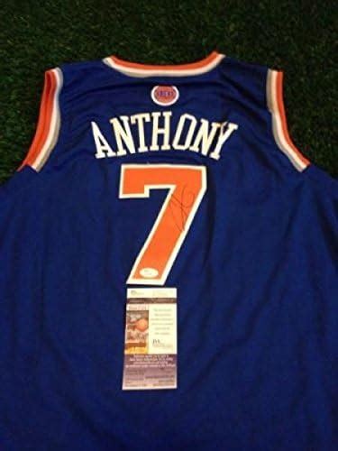 Carmelo Anthony Signed Jersey - coa - JSA Certified - Autographed NBA Jerseys at Amazon's Sports ...