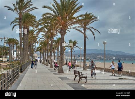 San Juan Beach located in the Spanish city of Alicante, Valencian ...