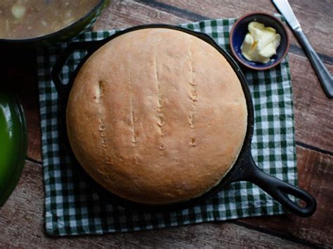 Cast Iron Skillet Bread Recipe - the Imperfectly Happy home