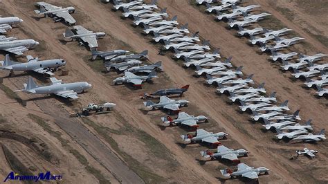 Military Aircraft Graveyard - Davis Monthan Air Force Base - Tucson, AZ - USA | Air force bases ...