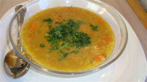 Yellow Lentil Soup | DedeMed.com