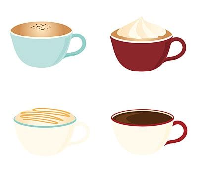 Cup Coffee Latte Clipart Images | Free Download | PNG Transparent Background - Pngtree