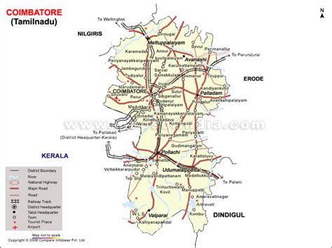 Coimbatore Map and Coimbatore Satellite Images