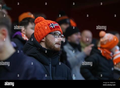 Blackpool fans during the Emirates FA Cup Third Round match Nottingham ...