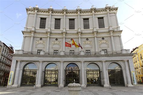 Royal theatre madrid opera house featuring spain, europe, and spectacle | Architecture Stock ...