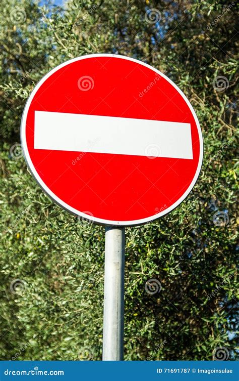 Do Not Enter. Road sign stock image. Image of vehicle - 71691787