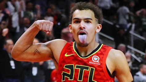 Trae Young Haircut - Trae Young of the Atlanta Hawks gets a haircut during a ... _ May 14, 2021 ...