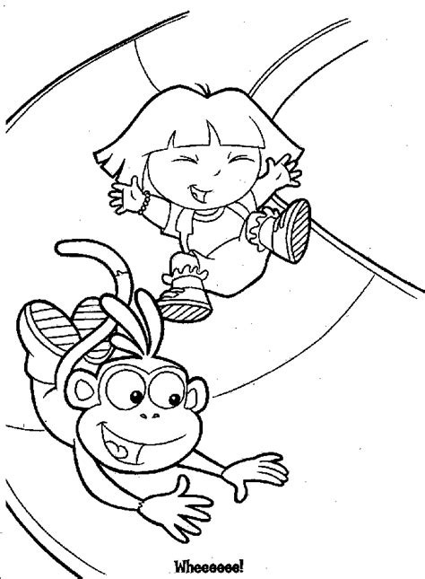 Dora And Diego Coloring Pages Free - Coloring Home