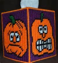 "Goofy Pumpkins Tissue Box Cover"