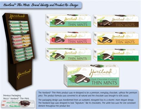 Haviland Thin Mints Re-design by Nicole Dalton at Coroflot.com