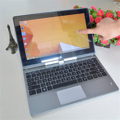 11.6 Inch Touch Screen Laptop Computer 360 degree Rotating Notebook 8GB ...