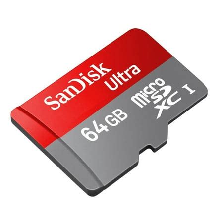 SanDisk Ultra 64GB Class 6 Camera & Cell Phone microSDXC Memory Card w/Adapter - Walmart.com