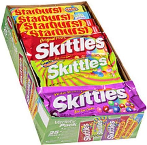 Skittles/starburst Variety Pack Candies - 51.57 oz, Nutrition Information | Innit