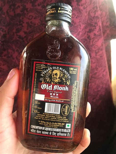 Old monk Authentic Indian rum | Old monk rum, Old monk, Cocktail drinks alcoholic