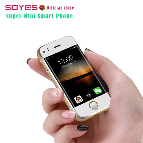 Super mini Android smart phone original SOYES 6S Duad Core 5.0MP Dual camera Dual SIM mobile ...