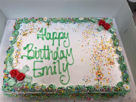 Happy Birthday Emily | Ice cream birthday cake, Cake, Ice cream birthday