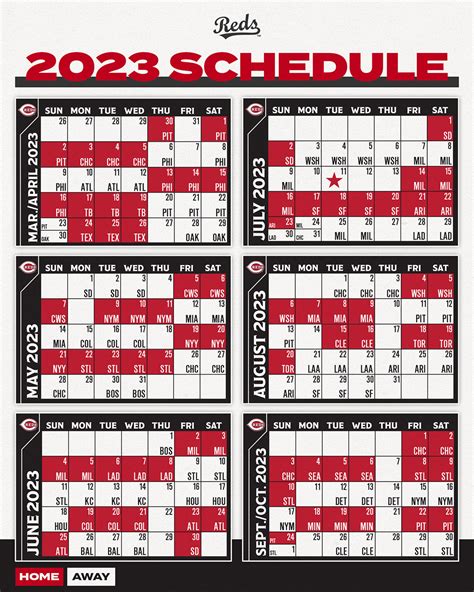 Reds Schedule 2023 Printable - Printable Blank World