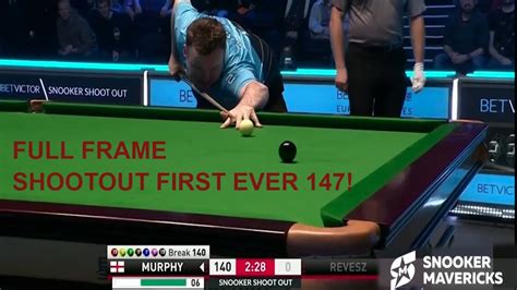 Unprecedented Snooker Feat: Shaun Murphy's Record-Breaking 147 Break in Shootout Tournament# ...